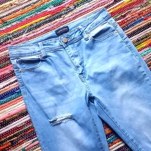 Morph Pillow Distressed Skinny  Jeans- #1721